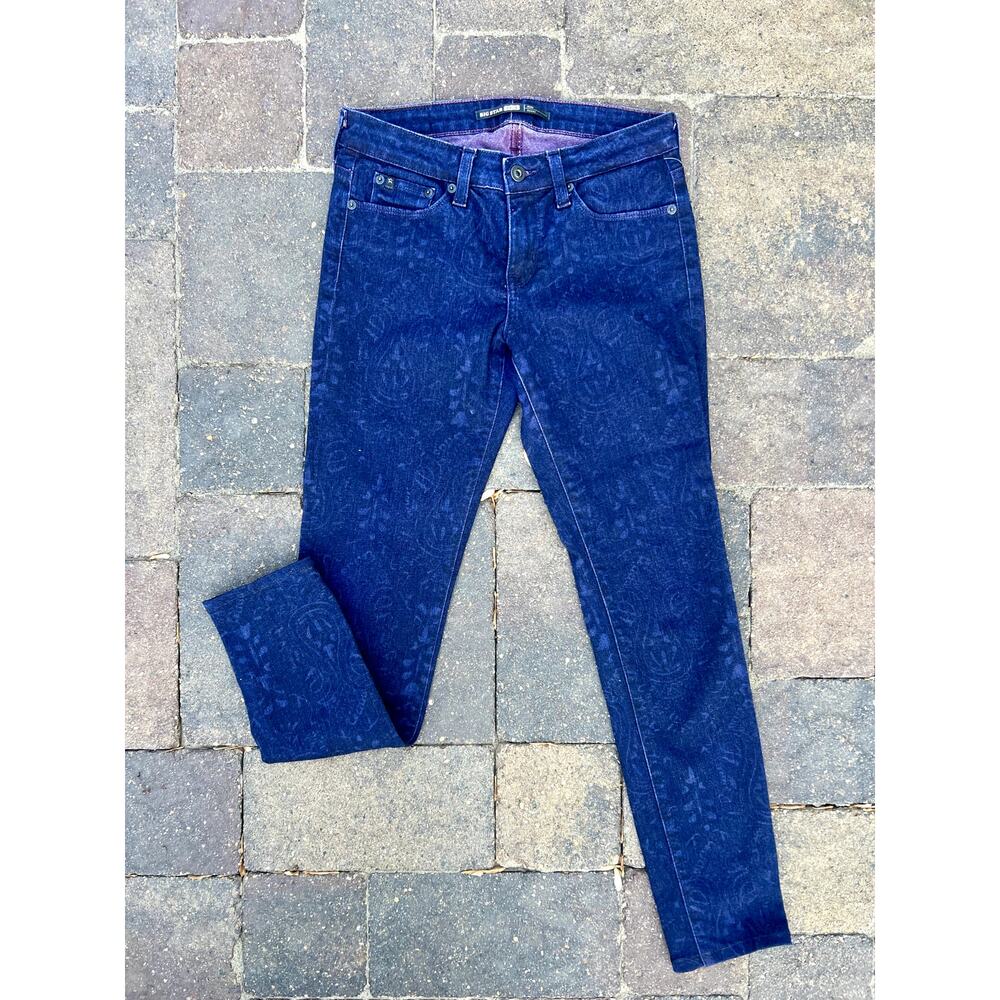 Big Star 1974 mid rise print skinny jeans size 26x28